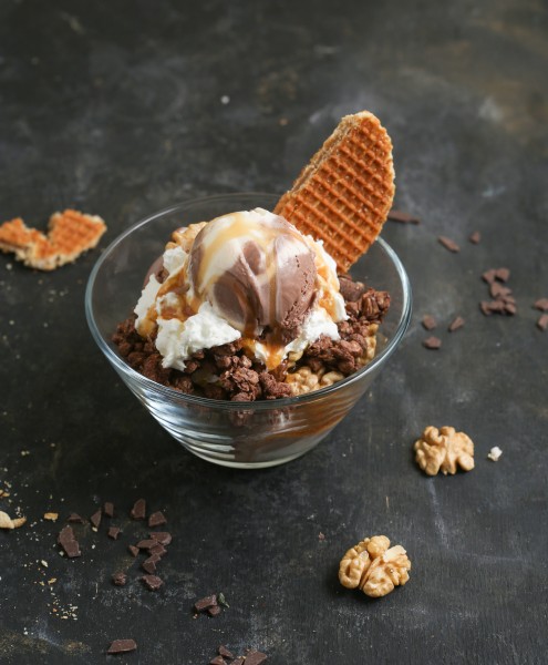 Карамель и орехи