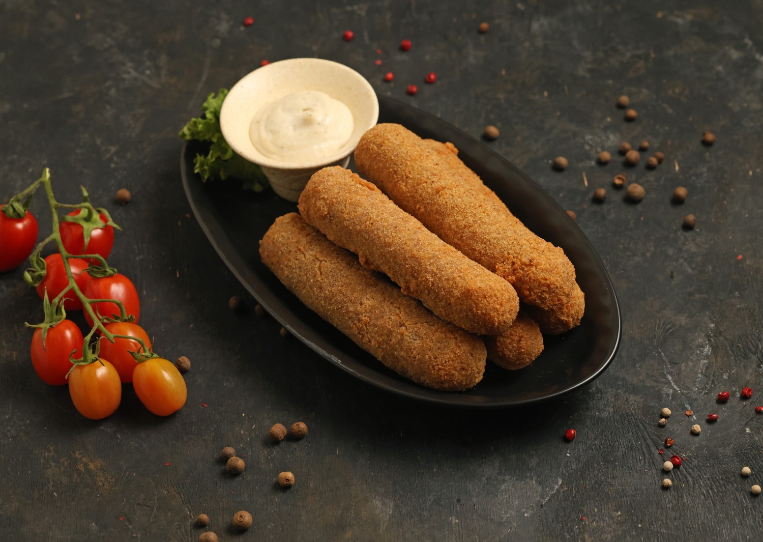 Жареные палочки моцареллы