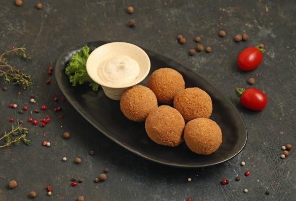 Жареные сырные шарики 