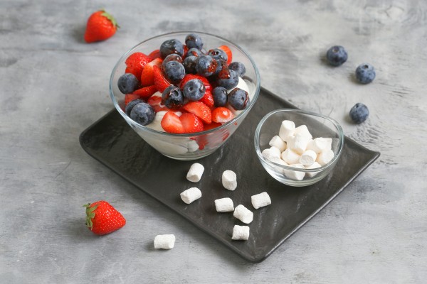 Мороженое с ягодами