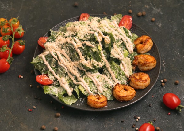 Цезарь с креветками